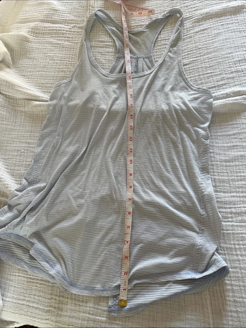 Light blue Racerback Lululemon Tank -